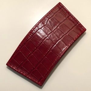 Coffee Sleeve in Faux Alligator  - NEVER USED